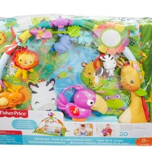 Fisher Price Rain forest Music & Lights Deluxe Mobile Gym Mat